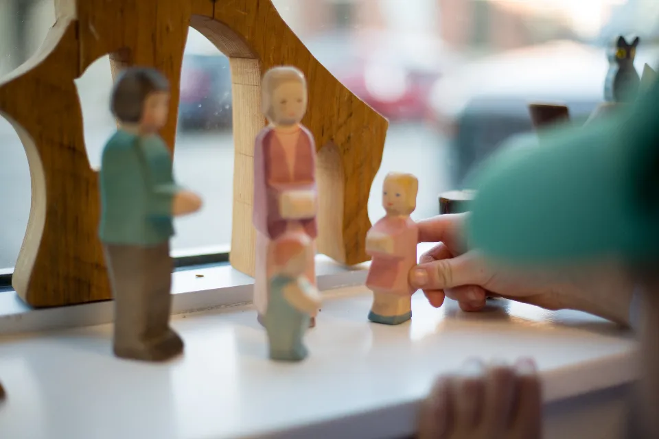 Des figurines en bois